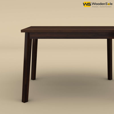 Kia 4 Seater Dining Table (Walnut Finish)