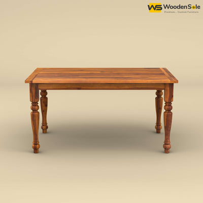 Martha 6 Seater Dining Table (Honey Finish)