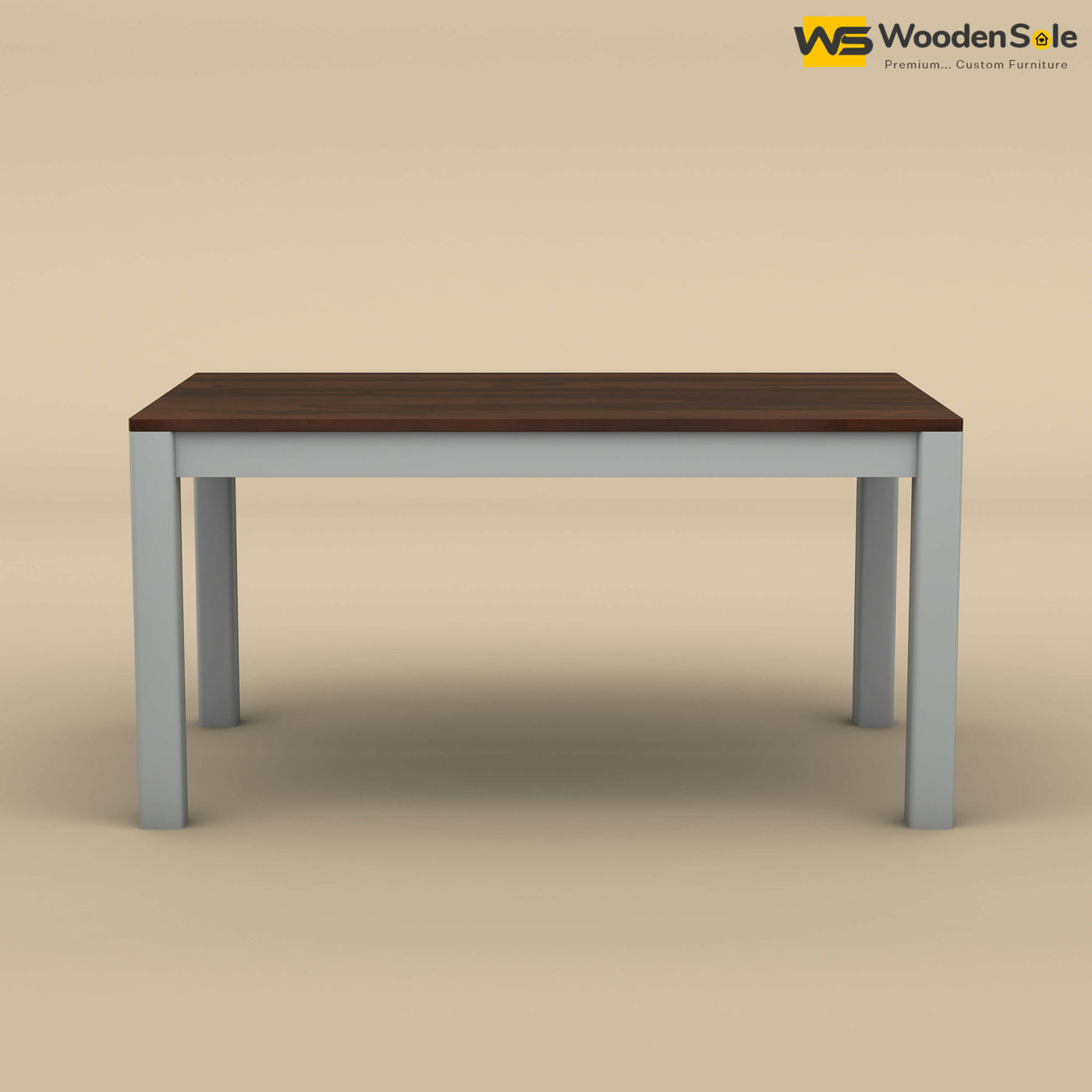 Ashley 6 Seater Dining Table (Walnut & Gray Finish)