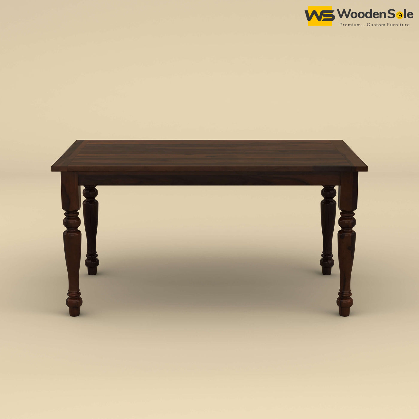 Martha 6 Seater Dining Table (Walnut Finish)