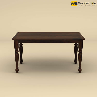 Martha 6 Seater Dining Table (Walnut Finish)