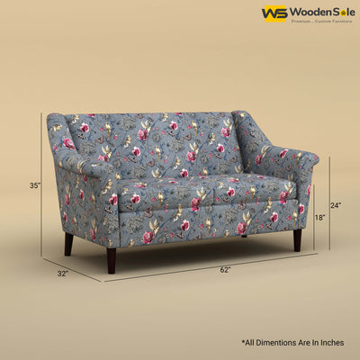 Ojas Loveseat (Cotton, Floral Printed)