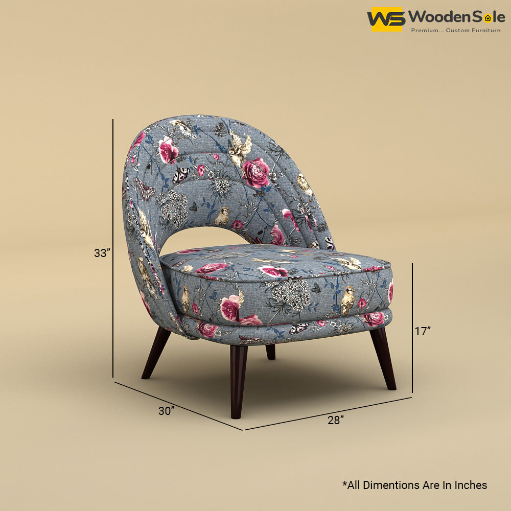 Nyra Lounge Chair (Cotton, Floral Printed)