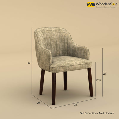 Madrid Dining Chair (Cotton, Patchy Cream)