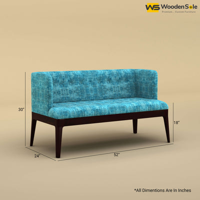 Olivier Loveseat (Cotton, Teal Blue)