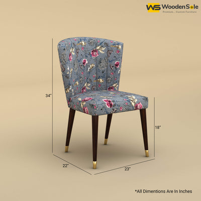 Julia Dining Chair (Cotton, Floral Printed)