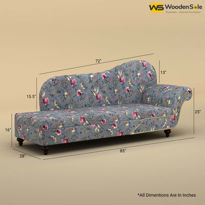 Royal Chaise Lounge (Cotton, Floral Printed)