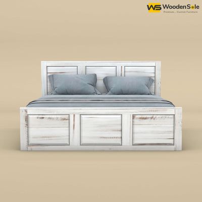 Big Diamond Drawer Storage Bed (King Size, Distress Finish)