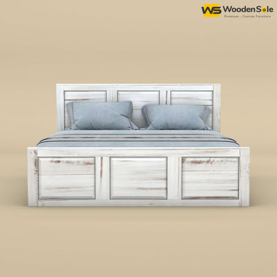 Big Diamond Box Storage Bed (King Size, Distress Finish)