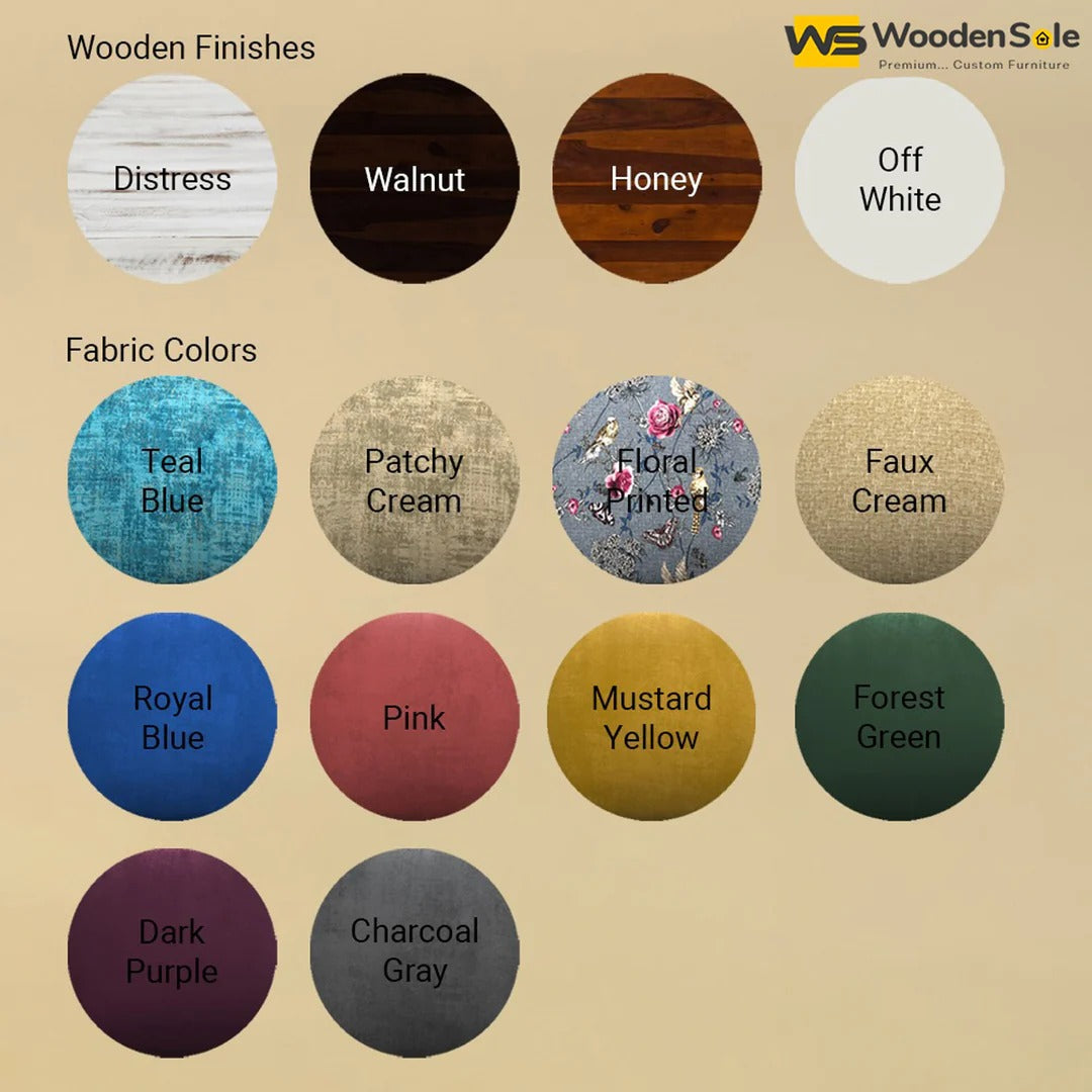   Wooden Sole All Fabric Wood Finishes