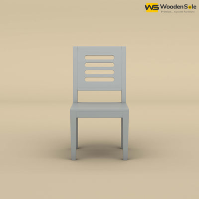 Sheesham Wood Dining Chair (Gray Finish)