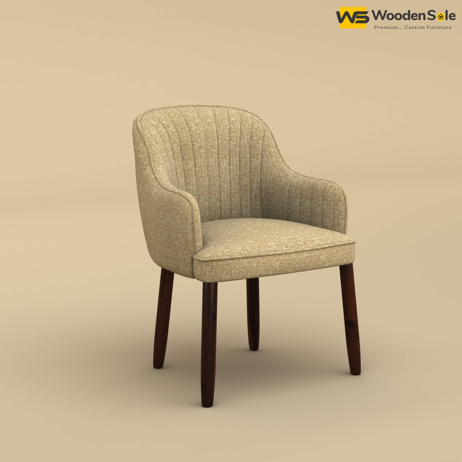 Madrid Dining Chair (Cotton, Faux Cream)