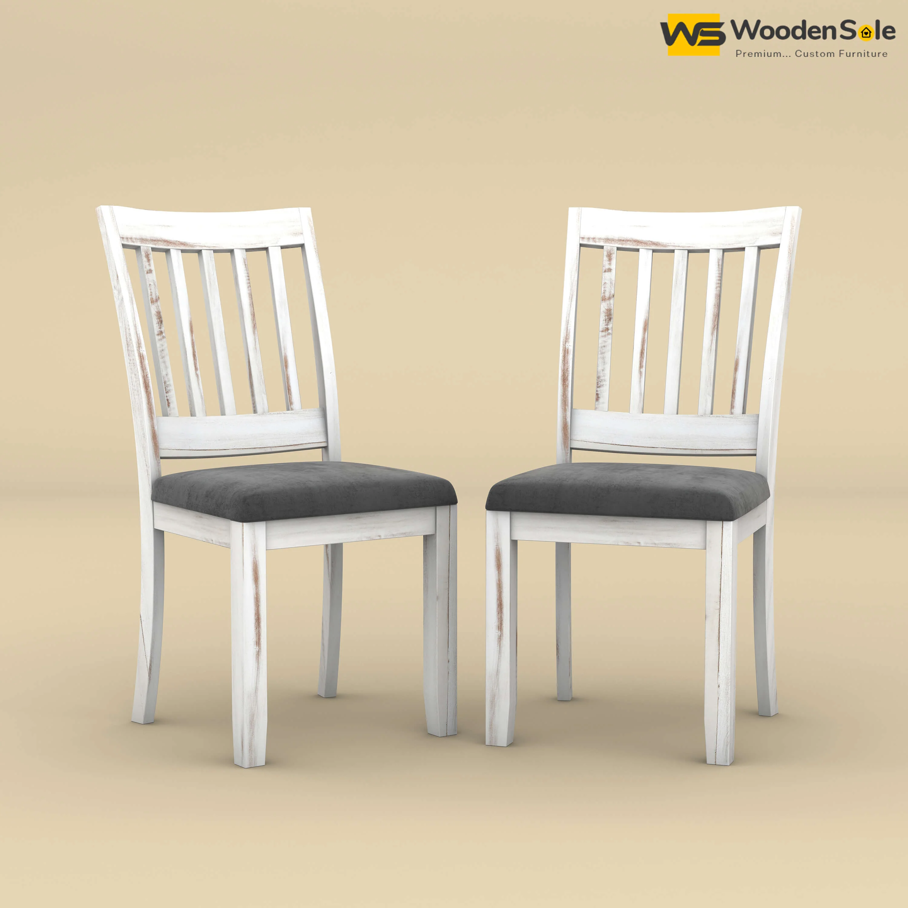 Martha Dining Chair Set of 2 (Distress Finish)