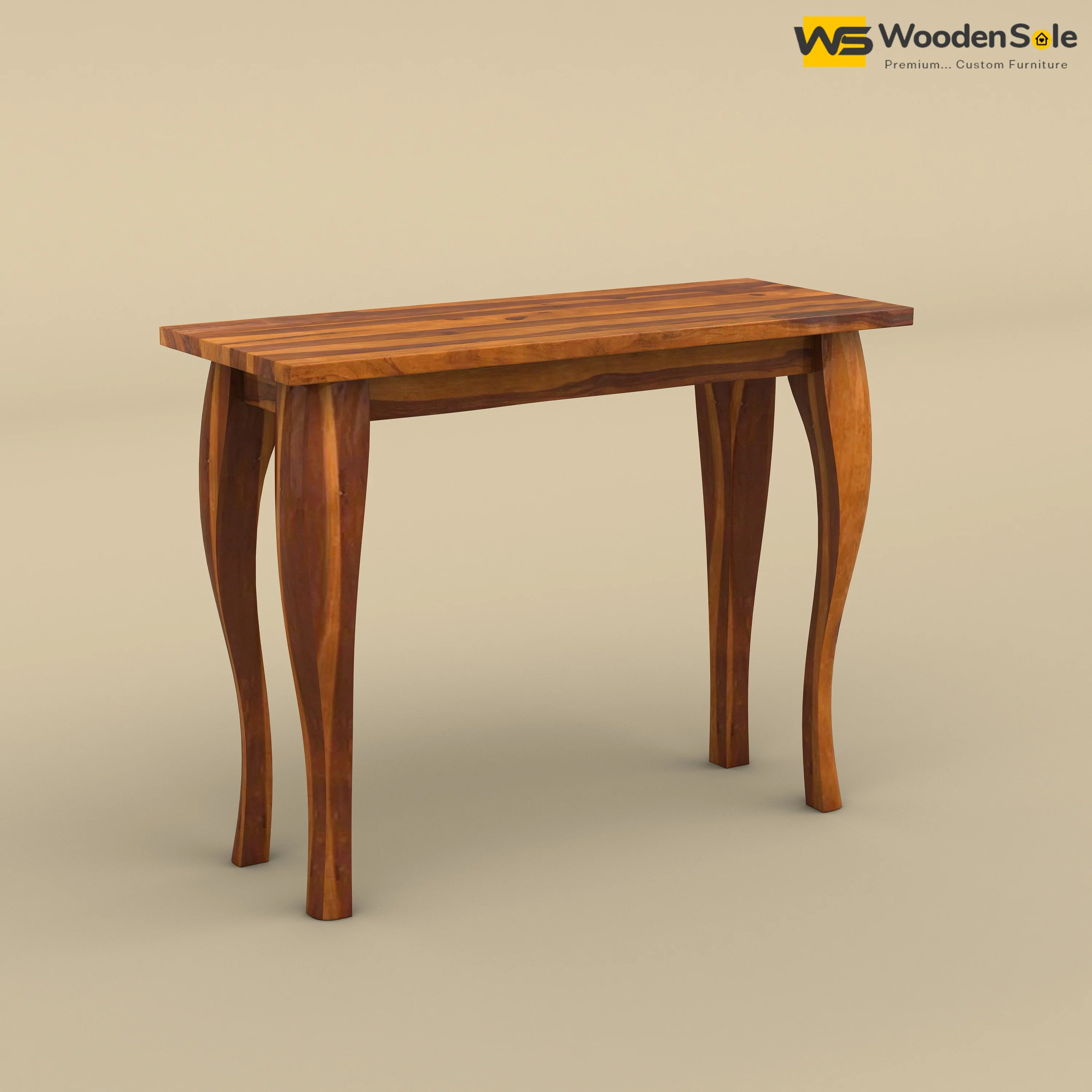 Mehavi Console Table (Honey Finish)