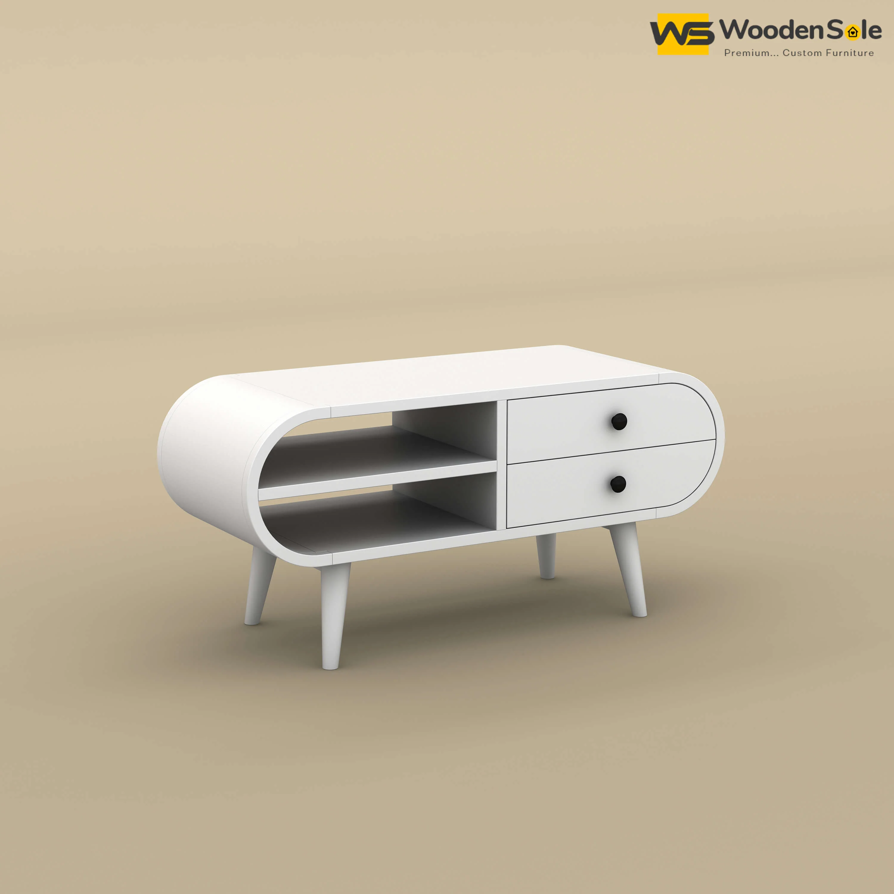 Nuvoca Tv Unit (White Finish)